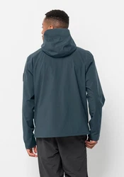 Jack Wolfskin Funktionsjacke MAINKAI JKT Dunkelblau/Blau/Grau/Hellgrau