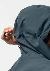 Jack Wolfskin Funktionsjacke MAINKAI JKT Dunkelblau/Blau/Grau/Hellgrau
