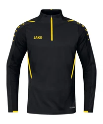 Jako Sweatshirt Challenge Ziptop Gelb/Schwarz/Dunkelblau