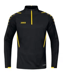 Jako Sweatshirt Challenge Ziptop Gelb/Schwarz/Dunkelblau