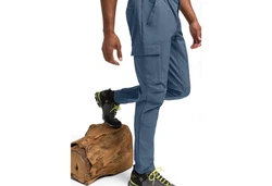Maier Sports Funktionshose Trekkinghose Fenit Blau/Hellblau/Dunkelblau/Grau
