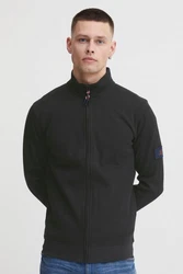 Indicode Sweatjacke IDArcelio mit Stehkragen Schwarz/Dunkelgrau
