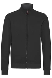 Indicode Sweatjacke IDArcelio mit Stehkragen Schwarz/Dunkelgrau