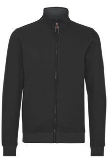 Indicode Sweatjacke IDArcelio mit Stehkragen Schwarz/Dunkelgrau
