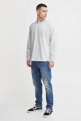 !Solid Langarmshirt SDEyado (21301029) 21301029-ME