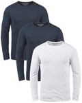 Jack & Jones Langarmshirt Basic Shirt mit Rundhalsauschnitt 