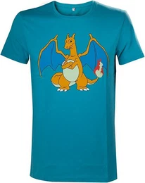 POKMON Print-Shirt Pokmon - Charizard Turquoise T-Shirt XL, XXL