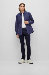 BOSS ORANGE Langarmhemd Relegant_6 Dunkelblau