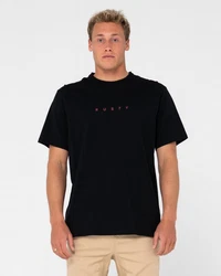 Rusty T-Shirt SHORT CUT SHORT SLEEVE TEE Schwarz/Braun/Rot/Dunkelblau