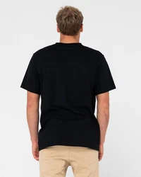Rusty T-Shirt SHORT CUT SHORT SLEEVE TEE Schwarz/Braun/Rot/Dunkelblau