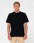 Rusty T-Shirt SHORT CUT SHORT SLEEVE TEE Schwarz/Braun/Rot/Dunkelblau