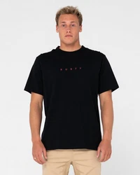 Rusty T-Shirt SHORT CUT SHORT SLEEVE TEE Schwarz/Braun/Rot/Dunkelblau
