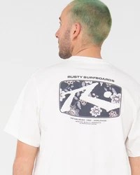 Rusty T-Shirt ADVOCATE SHORT SLEEVE TEE Weiß
