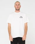 Rusty T-Shirt ADVOCATE SHORT SLEEVE TEE Weiß