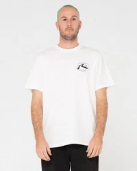 Rusty T-Shirt ADVOCATE SHORT SLEEVE TEE Weiß