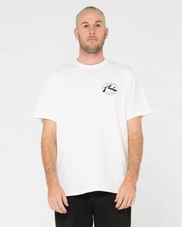 Rusty T-Shirt ADVOCATE SHORT SLEEVE TEE Weiß