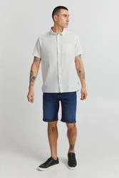 !Solid Leinenhemd SDAllan Weiß/Creme