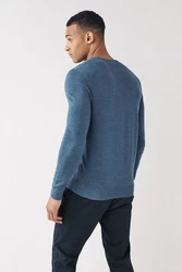 Next Rundhalspullover Türkis/Blau/Dunkelblau/Hellblau