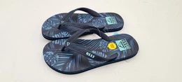 Herren Seaside Prints Zehentrenner Farbe navy Palm Zehentrenner