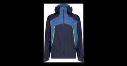 CMP Funktionsjacke MAN JACKET FIX HOOD BLACK BLUE