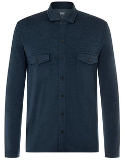 SUPER.NATURAL Langarmhemd ADVENTURE SHIRT Dunkelblau/Hellblau/Blau SUPER.NATURAL Langarmhemd ADVENTURE SHIRT Dunkelblau/Hellblau/Blau