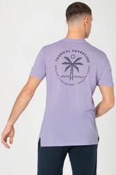 SUPER.NATURAL T-Shirt TROPICAL ADVENTURE TEE Lila