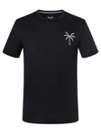 SUPER.NATURAL T-Shirt TROPICAL ADVENTURE TEE Schwarz/Dunkelblau/Beige