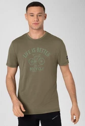 SUPER.NATURAL T-Shirt BETTER BIKE TEE Herren Dunkelgrün/Khaki/Braun