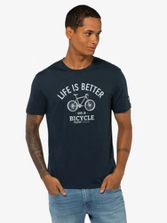 SUPER.NATURAL T-Shirt BETTER BIKE TEE Herren Dunkelgrün/Khaki/Braun
