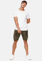 Indicode Cargoshorts Jaramillo Dunkelgrün/Khaki/Grün