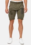 Indicode Cargoshorts Jaramillo Dunkelgrün/Khaki/Grün
