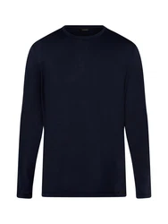 Hanro Pyjamaoberteil Night & Day Dunkelblau
