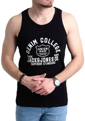 Jack & Jones Tanktop Schwarz/Grün/Hellblau