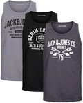 Jack & Jones Tanktop Slimfit Shirt mit Print (3er-Pack) 