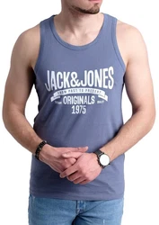 Jack & Jones Tanktop Blau/Rot/Dunkelblau