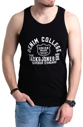 Jack & Jones Tanktop mit Print (2er-Pack) Blau/Dunkelblau/Schwarz
