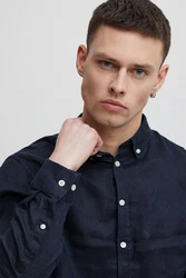 Casual Friday Langarmhemd CFAnton Shirt Dunkelblau/Hellblau