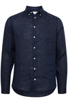 Casual Friday Langarmhemd CFAnton Shirt Dunkelblau/Hellblau