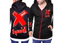 RMK Collegejacke Herren Kapuzenjacke Braun/Schwarz/Rosa/Rot/Lila/Grau