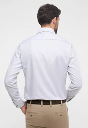 Eterna Langarmhemd MODERN FIT NON IRON Weiß/Creme/Grau
