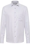 Eterna Langarmhemd MODERN FIT NON IRON Weiß/Creme/Grau