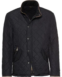 Barbour Jacke Powell Dunkelblau/Schwarz/Dunkelgrün/Hellblau/Bordeaux