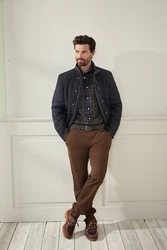Barbour Jacke Powell Dunkelblau/Schwarz/Dunkelgrün/Hellblau/Bordeaux