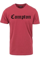 Mister Tee T-Shirt Compton Tee Rot/Dunkelrot/Rosa
