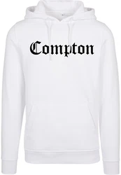 Mister Tee Hoodie Compton Hoody Weiß/Dunkelrot/Dunkelblau