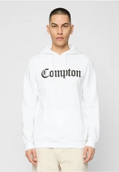 Mister Tee Hoodie Compton Hoody Weiß/Dunkelrot/Dunkelblau