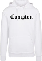 Mister Tee Hoodie Compton Hoody Weiß/Dunkelrot/Dunkelblau