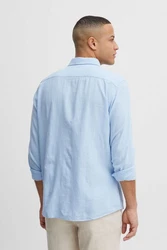 !Solid Langarmhemd SDEnea Hellblau/Blau