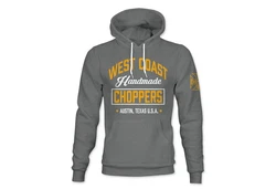West Coast Choppers Hoodie Kapuzenpullover Dunkelgrün/Dunkelgrau/Grau