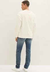 TOM TAILOR Regular-fit Jeans JOSH Creme/Weiß/Khaki